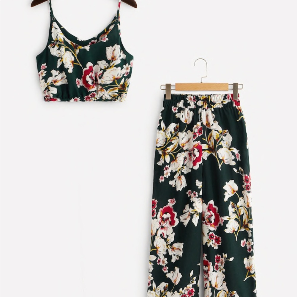 Floral print Camie top and pants